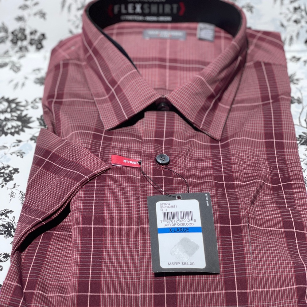 Men’s Dress shirt classic fit stretch non-iron